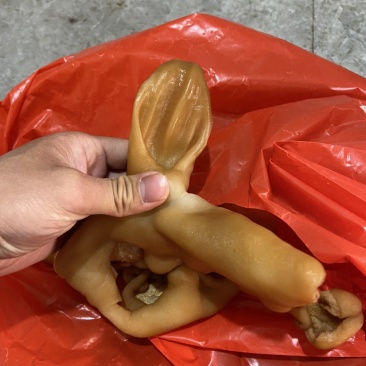 厂家直销，酱香羊脸皮，可定制酱香，全国冷藏运输。