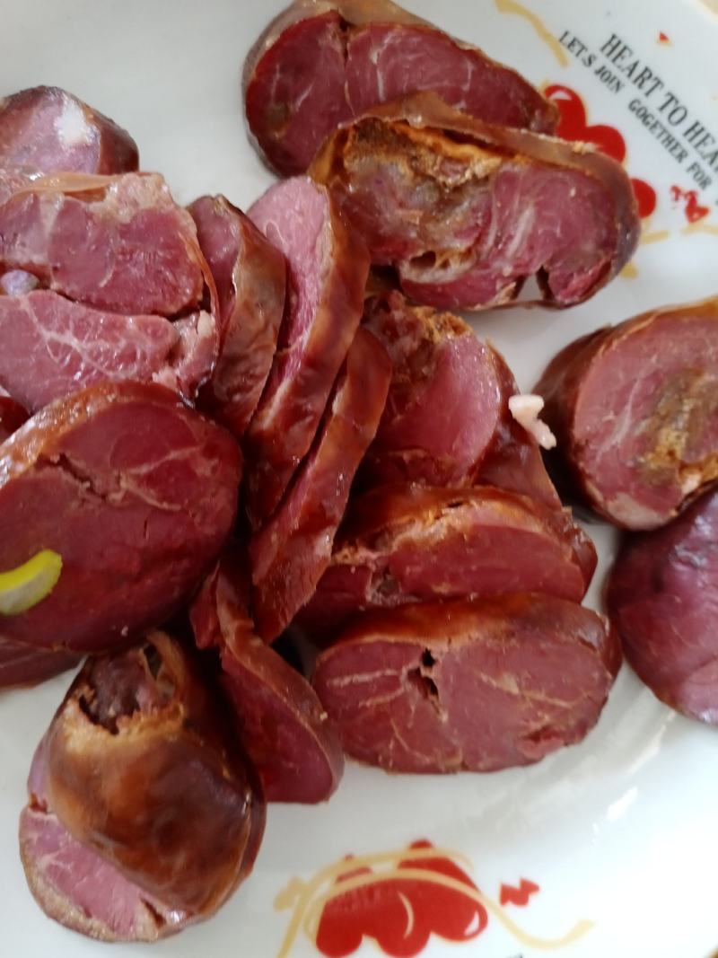 驴肉熏肠纯驴肉味道鲜美，原产地，健康，质量好
