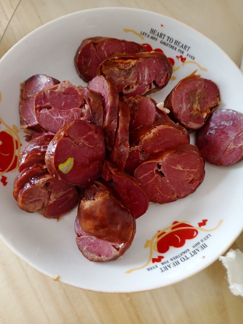 驴肉熏肠纯驴肉味道鲜美，原产地，健康，质量好