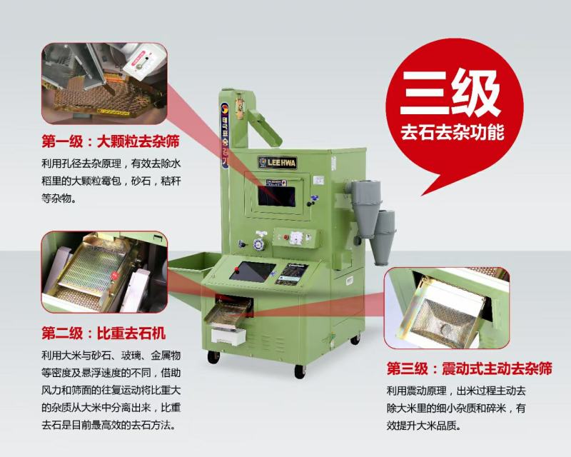 韩国进口碾米机机鲜米机多功能一体机带去石去杂