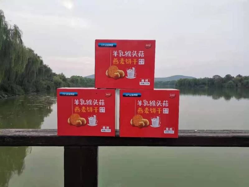 饼干厂家直销羊乳猴头菇、燕麦饼干、对接电商、大量现货。