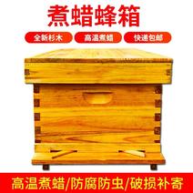 蜜蜂蜂箱中蜂煮蜡十框全杉木蜂箱养蜂专用工具
