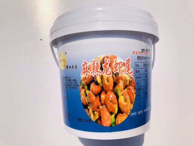 麻辣龙虾尾，大桶装，小瓶装，工厂源头货源