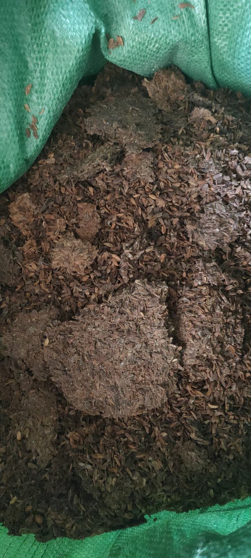 鸭粪稻壳鸭粪谷壳鸭粪发酵有机肥