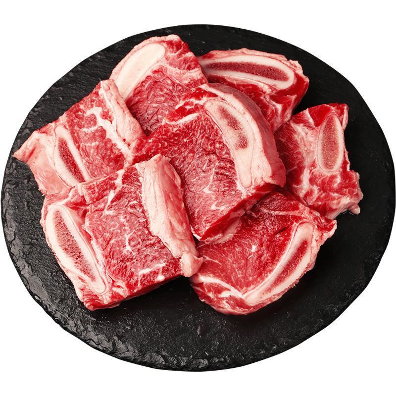 牛仔骨2斤4斤新鲜牛仔骨黑椒冷冻牛肉牛排带骨半成品