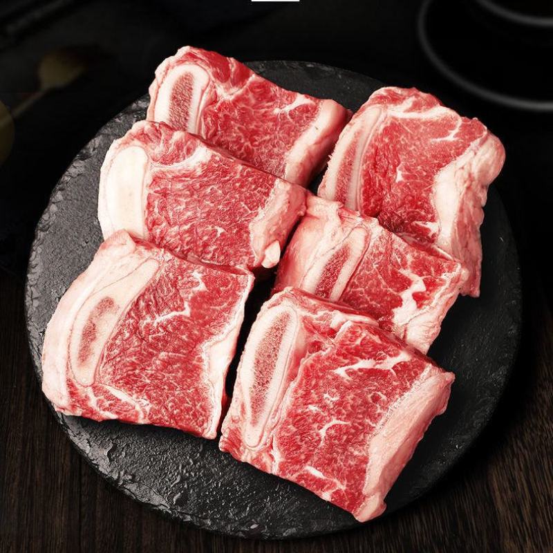 牛仔骨2斤4斤新鲜牛仔骨黑椒冷冻牛肉牛排带骨半成品