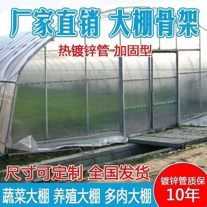 养殖大棚全套温室大棚养鸡养猪养牛养羊大棚钢管椭圆管大棚