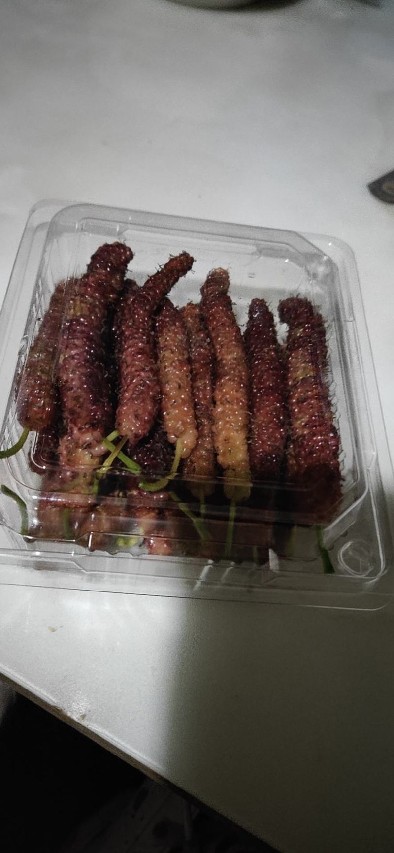 超甜的台湾长果桑葚，好吃又营养。