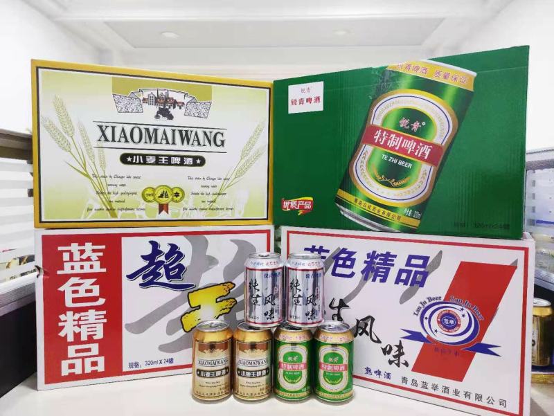 320*24箱装纯生特制小麦王箱装啤酒厂家直销