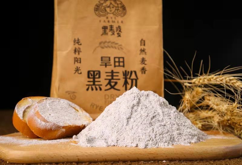 旱田黑小麦面粉一公斤装，每件16袋，支持团购电商一件代发
