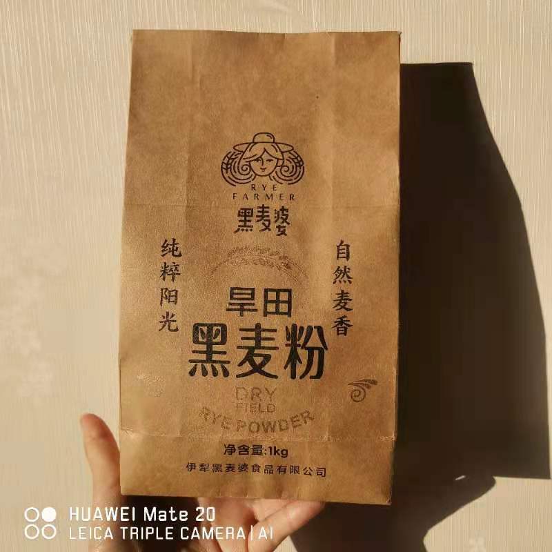 旱田黑小麦面粉一公斤装，每件16袋，支持团购电商一件代发