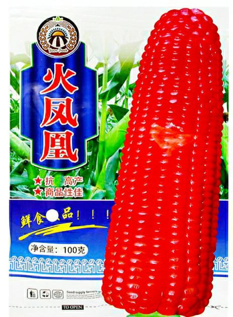 红甜糯玉米彩甜糯玉米黑美人黑玉米（可做种）