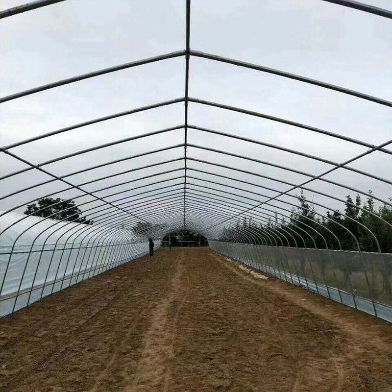 全套温室大棚钢管骨架家用种植蔬菜大棚配件养猪椭圆管养殖大