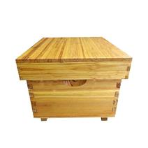 中蜂蜂箱全套蜜蜂养蜂工具专用杉木煮蜡标准十框蜂桶蜂巢平箱