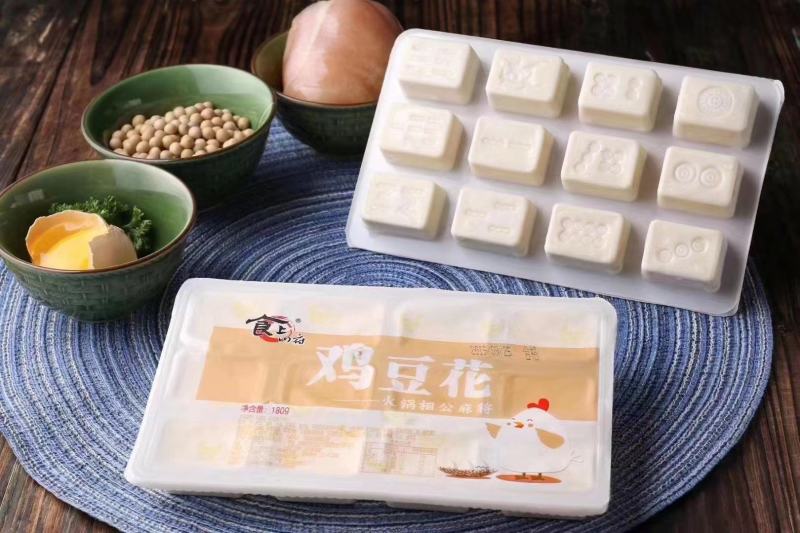 麻将鸡豆花，12个*36盒/件，一盒180克。三色可选