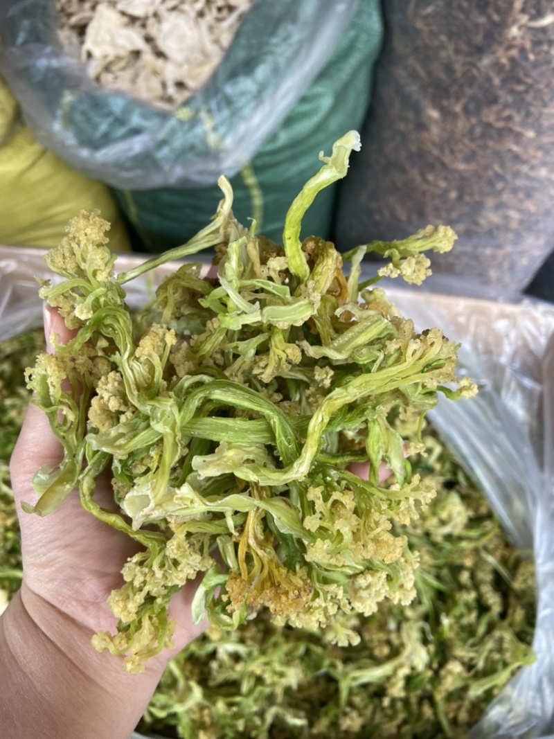 2024年精品脱水花菜干低糖无添加青杆花菜干