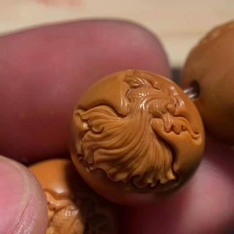 金玉满堂，十分开心，纯手工橄榄核雕刻，看上结缘，看上联系