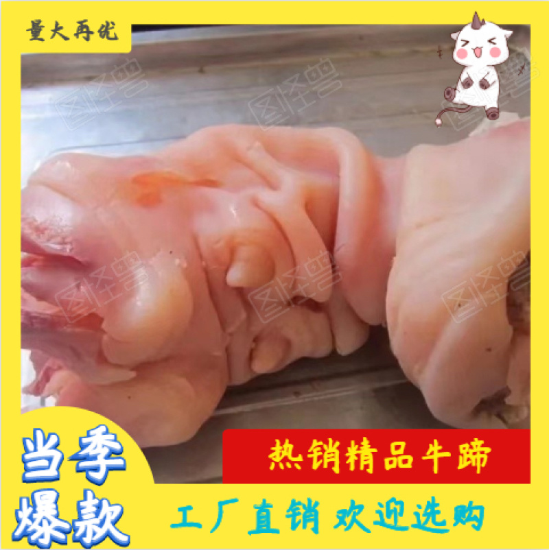 【批发-50斤熟牛蹄】批发一件50斤去骨熟牛蹄