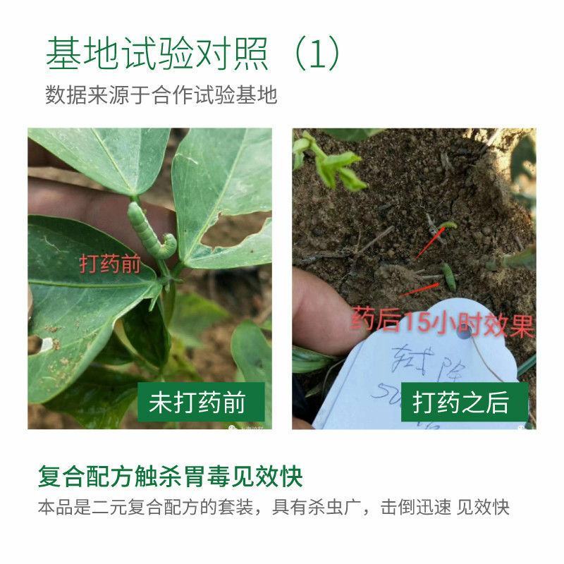 沪联甲维盐虫螨腈虱螨脲组合装草地贪夜蛾菜青虫钻心虫杀虫剂