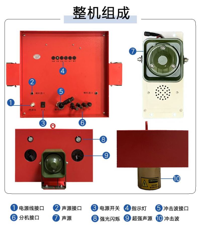 能量打击型驱鸟器果园专用驱鸟器，效果持久大面积使用成本低