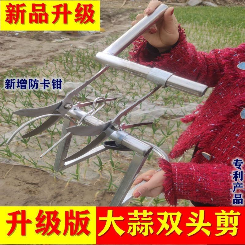 大蒜双头剪剪蒜神器剪蒜机两头蒜剪新款调节蒜铡农用手动不锈