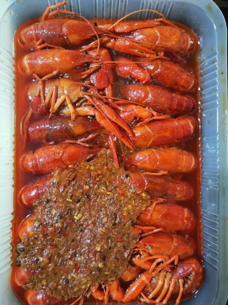冷冻调味小龙虾4-6钱成品调味虾加热即食方便美味