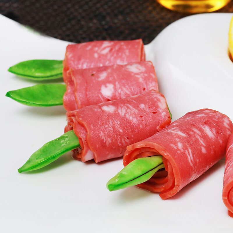 厂家直发(培根肉片1000g)烧烤烘焙经典培根手抓饼披萨