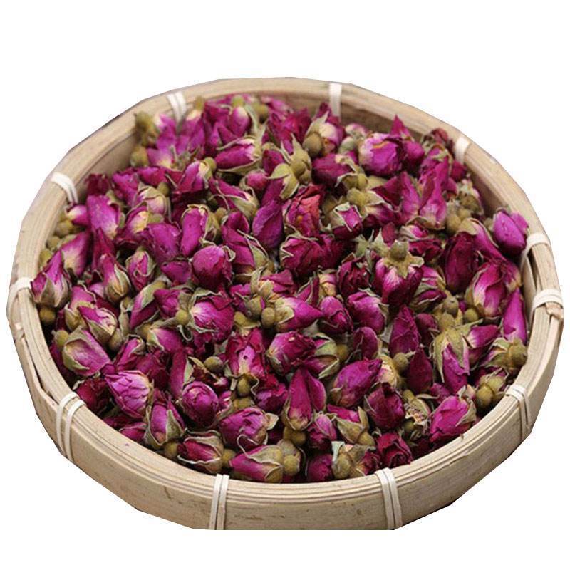 苦水玫瑰花茶天然无硫干玫瑰甘肃兰州永登紫玫瑰富硒花蕾