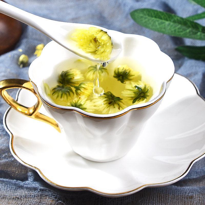 【头采新货】菊花茶胎菊花茶清热去火胎菊王桐乡正宗杭白菊胎