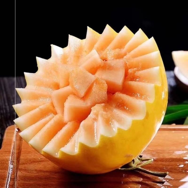 【火爆热销】甜瓜黄河蜜黄皮红肉白肉产地直销一件代发