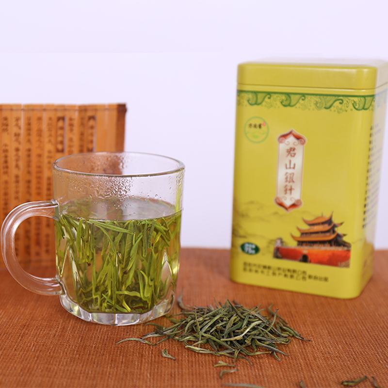 茶叶黄茶君山银针罐装75克湖南特产新茶产地直超值包邮