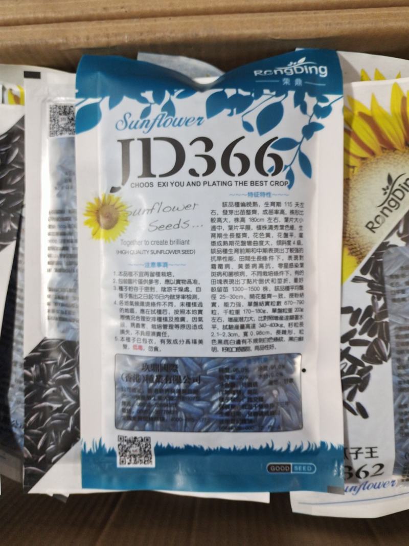 高产进口油葵种子矮颗大头抗倒伏能力强盘发籽实