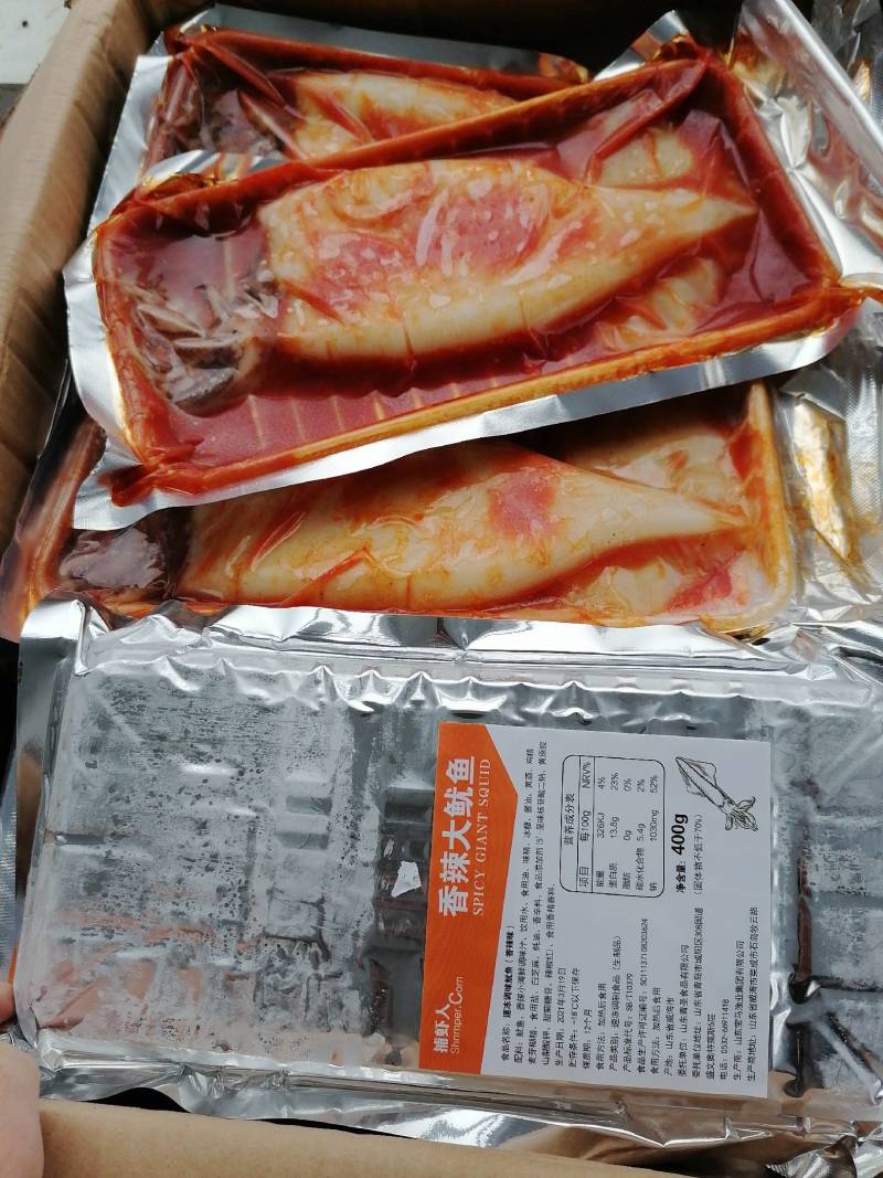 网红香辣大鱿鱼400g