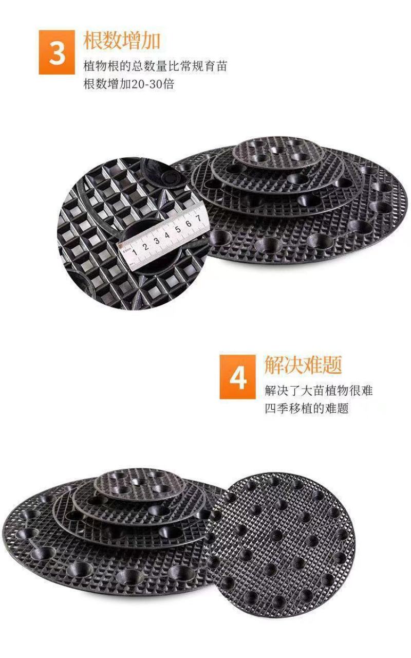工厂直销加厚控根器底盘底座育苗植树容器育苗盘排水板
