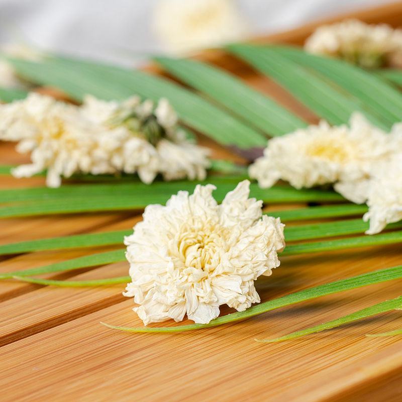 菊花茶白菊花贡菊花养生茶黄山正品正宗黄山贡菊七月菊花