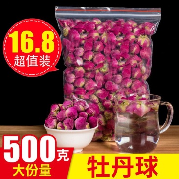 牡丹花茶丹凤整朵牡丹花球牡丹花花茶女人养妍茶