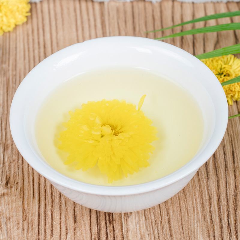 黄菊花茶养生茶散装黄菊花非贡菊七月菊花茶胎菊下火灭火花茶