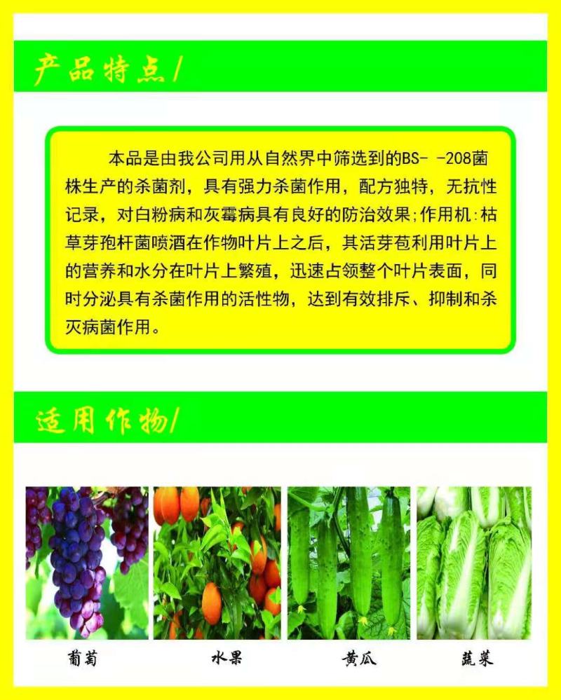 枯草芽孢杆菌调土壤防死棵抗重茬促生根