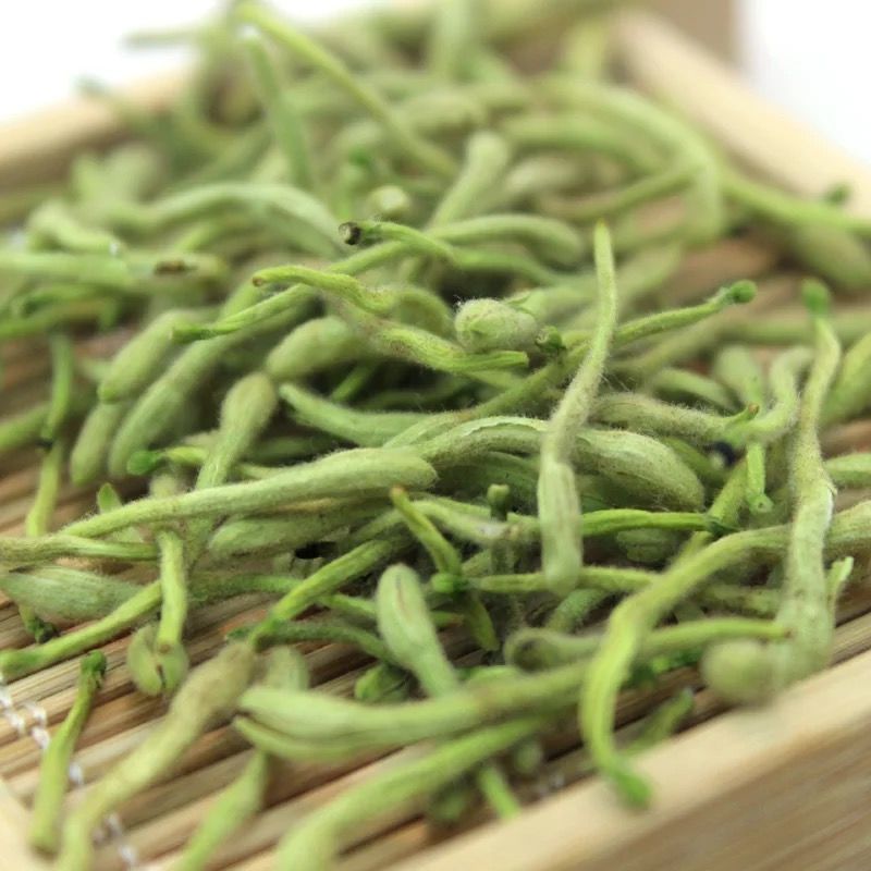 河南金银花带绒毛金银花茶精选花茶