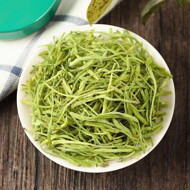 河南金银花带绒毛金银花茶精选花茶