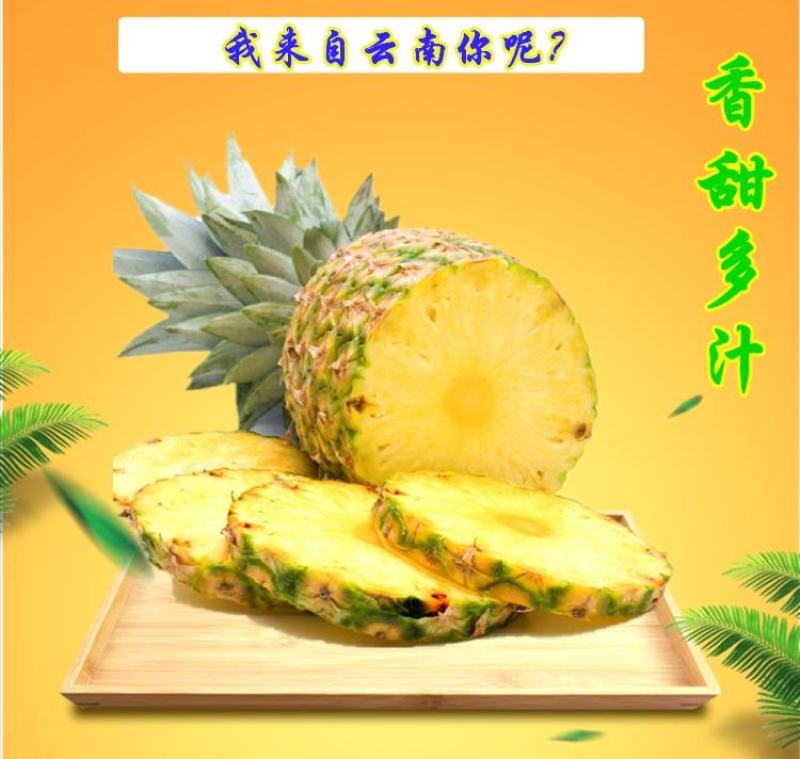 云南香水小菠萝新鲜应季水果批发整箱3/5/9斤非凤梨