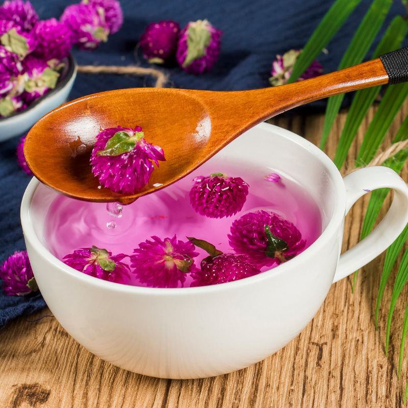 千日红花特级散装千日红干花可配玫瑰花茶柠檬片茉莉花茶