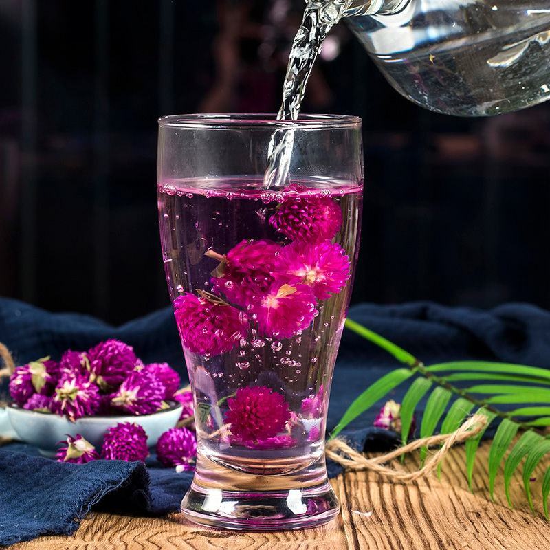 千日红花特级散装千日红干花可配玫瑰花茶柠檬片茉莉花茶