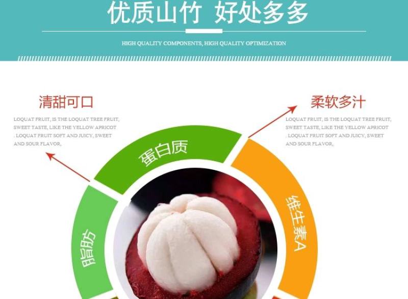 泰国山竹无籽树苗红肉山竹果树苗盆栽地栽当年结果宜北南方当