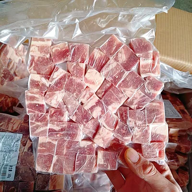 社区团购专用雪花牛肉粒干货300克欢迎采购商咨询大量有货
