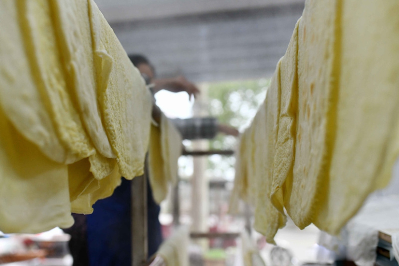 贵州石阡特产小吃绿豆粉美味佳肴回味无穷