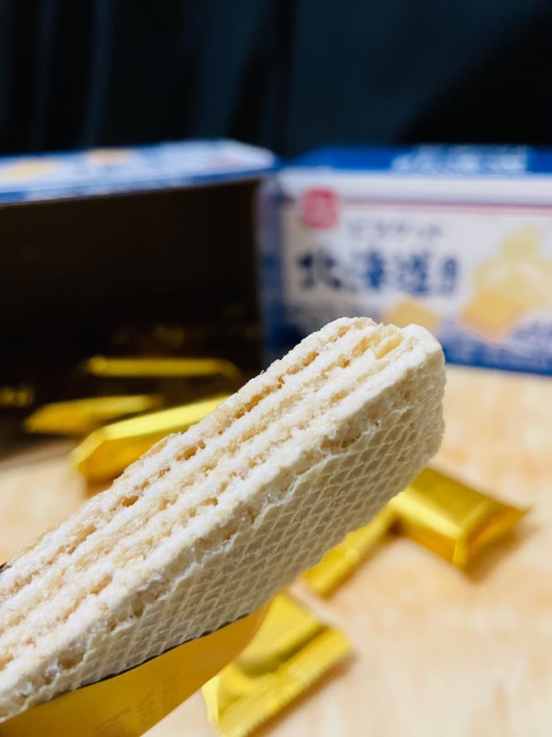 北海道牛乳威化饼干早餐饼干