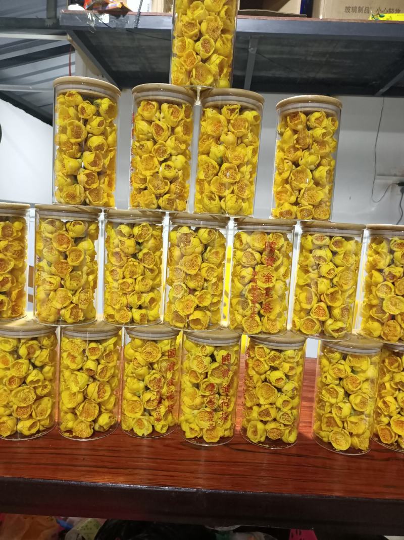 广西防普金花茶冻干花