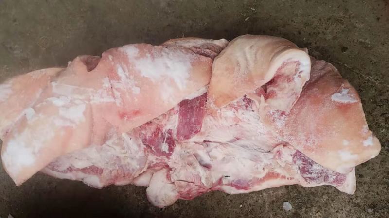 冻猪肉槽头，价格便宜欢迎抢购经济实惠实物拍摄