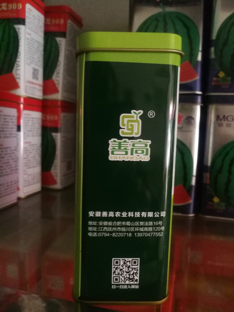 西瓜种果皮淡绿色墨绿皮薄外型美观果型更大